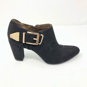 Aerosoles Effortless Black Block Ankle Bootie